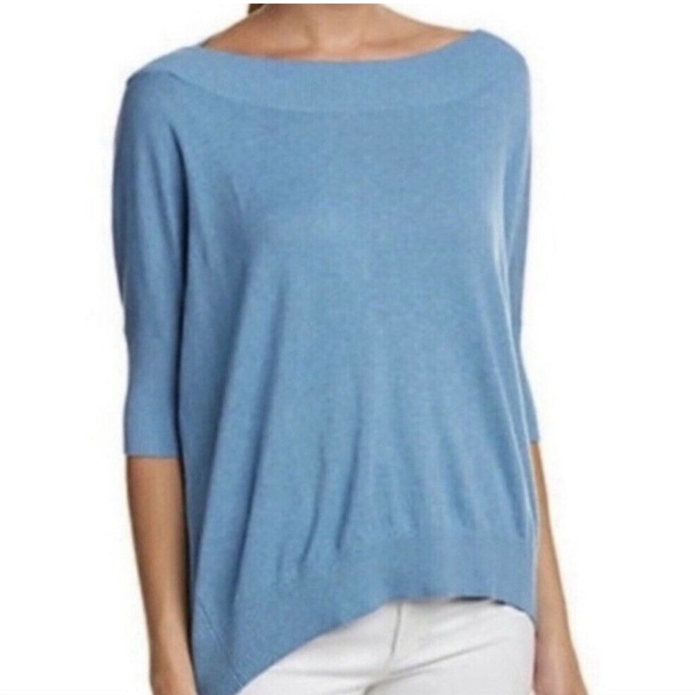 cabi lounge sweater cornflower blue large